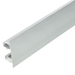 Perfil de alumínio com iluminação lateral dupla