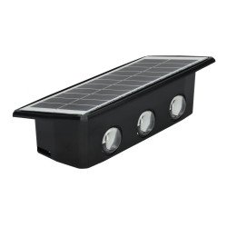 Bidirectional LED solar wall light 6 LEDS IP54