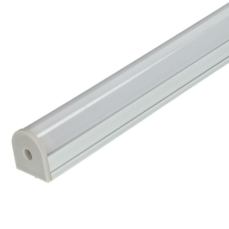 Perfil rectangular aluminio tira led 20 x 21 x 1000mm