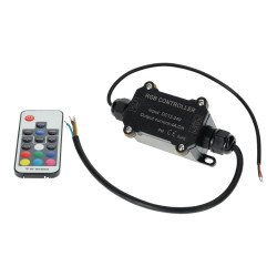 Contrôleur de RADIOFREQUENCE IP65 RGB 12/24V