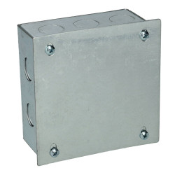 Caja adaptable galvanizada superficie 100x100mm