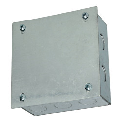 Caixa de junção galvanizada de superfície 100x100mm