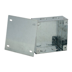 Caja adaptable galvanizada superficie 100x100mm