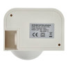 Sensor de movimiento de superficie 180º