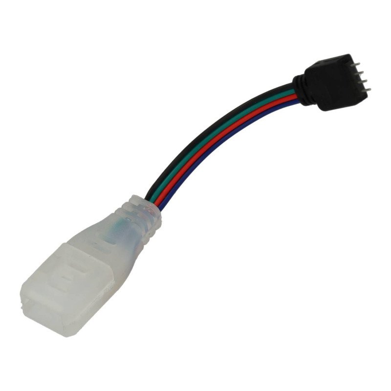 Cabo de ligação neon flex RGB 12V 6mm