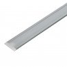 Profil rectangulaire en aluminium pour bande de leds de 1 m avec languettes