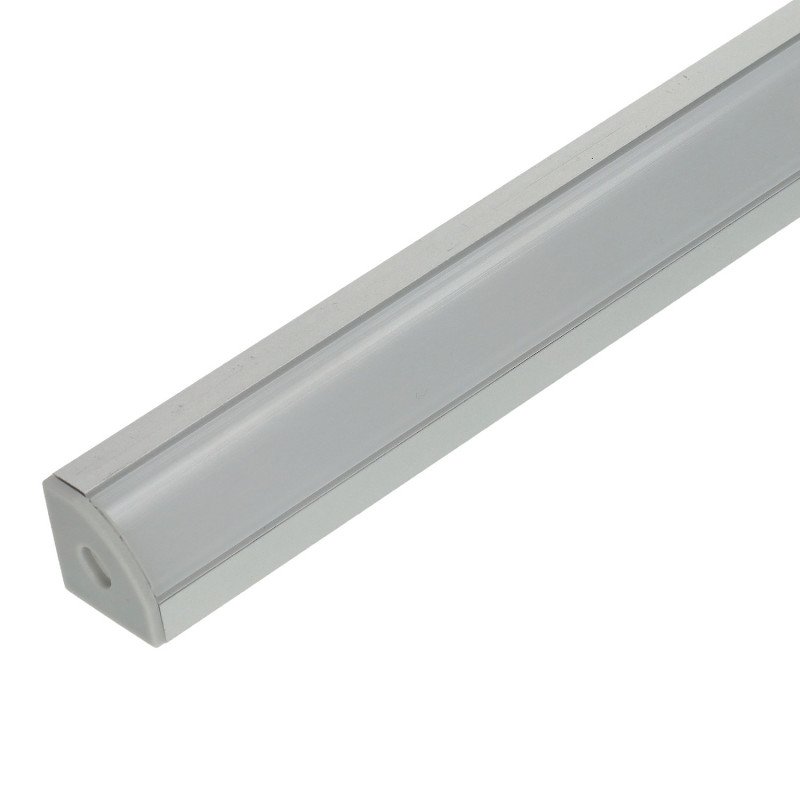 Perfil angular aluminio tira led 1 m
