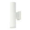 LAMPE MURALE EN ALUMINIUM 2XGU10 BLANC IP54
