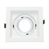 Adjustable white frame for MR16