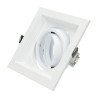 Cadre pivotant pour ampoule dichroique MR16, blanc