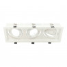 Adjustable white frame for AR60. Triple