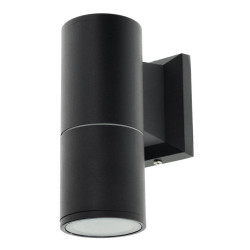 APPLIQUE MURALE EN ALUMINIUM 1XGU10 NOIR IP54