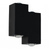 Applique murale en aluminium LED 4W IP65 couleur noire