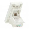 Base modular RJ11 encastrada