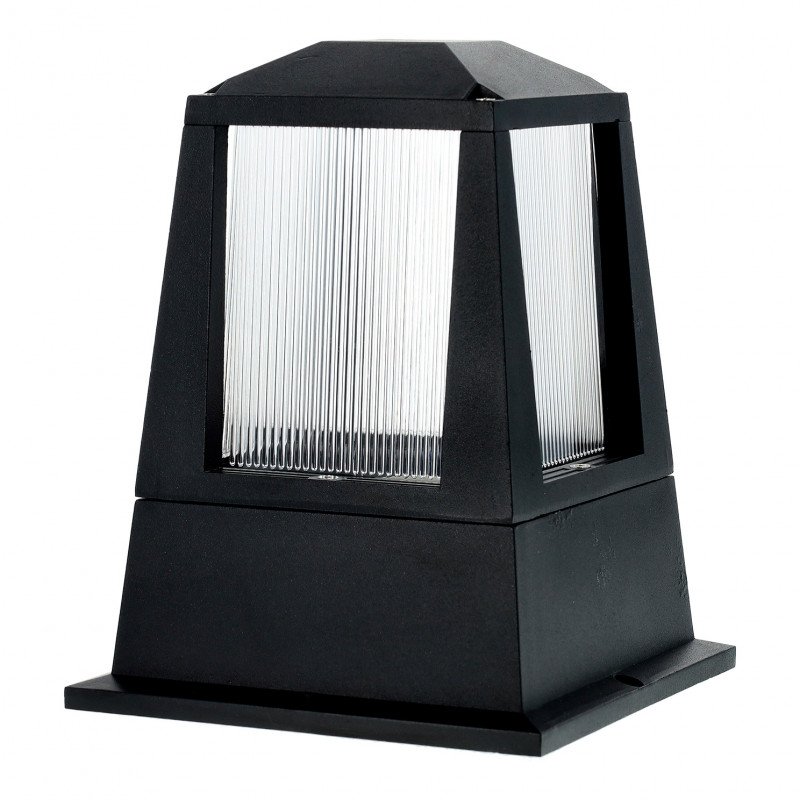 Floor bulkhead lamp E27 IP54 black
