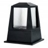 Balise murale E27 IP54 Noir