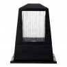 Floor bulkhead lamp E27 IP54 black
