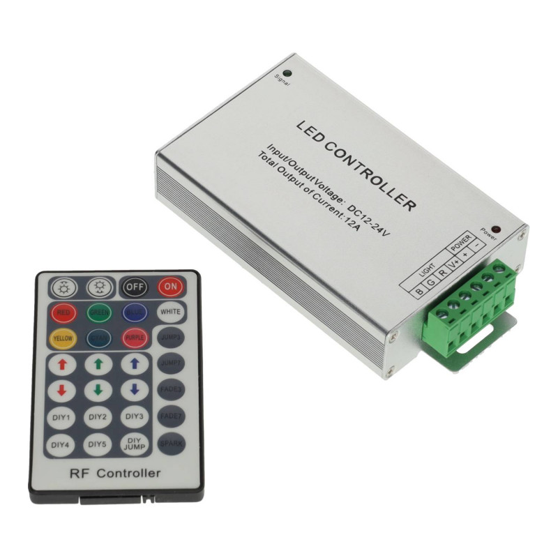 Contrôleur de RADIOFREQUENCE pour les bandes RGB 12A 12/24V