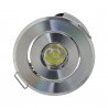 3W downligth 12V/24V silver color