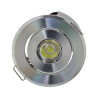 Downlight led mini 3W 12/24V color plata