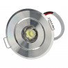 Downlight led mini 3W 12/24V color plata