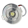 Downlight led mini 3W 12V/24V couleur argent