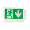 Luminaria evacuación LED función emergencia
