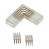 Conector en L tira LED 220V RGB