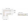 L-connector for RGB COB LED strip 12/24V 10mm