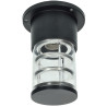 Balise murale E27 ronde Noir