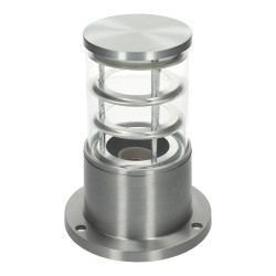 Round E27 beacon silver colour