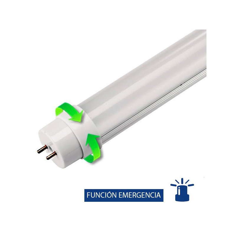 Tubo 18W aluminio función emergencia