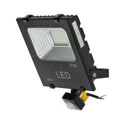 Projector LED slim 20W com detector de presença