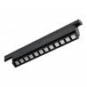 Spot LED linéaire 36W orientable noir