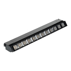 Spot LED linéaire 36W orientable noir