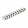 Projetor LED de calha linear 36W branco ajustável