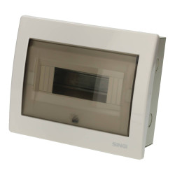 Flush mounted distribution box IP40