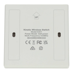Interruptor duplo sem fios auto-alimentado