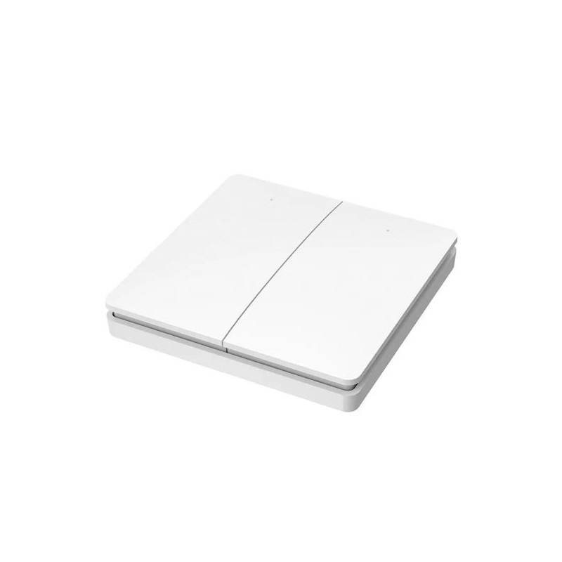 2 gang 1 way self-powered wireless switch