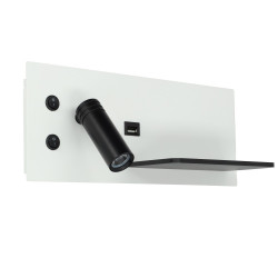 Applique LED 7+3W avec USB droit