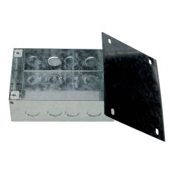 Caixa de junção galvanizada de superfície 150x100mm
