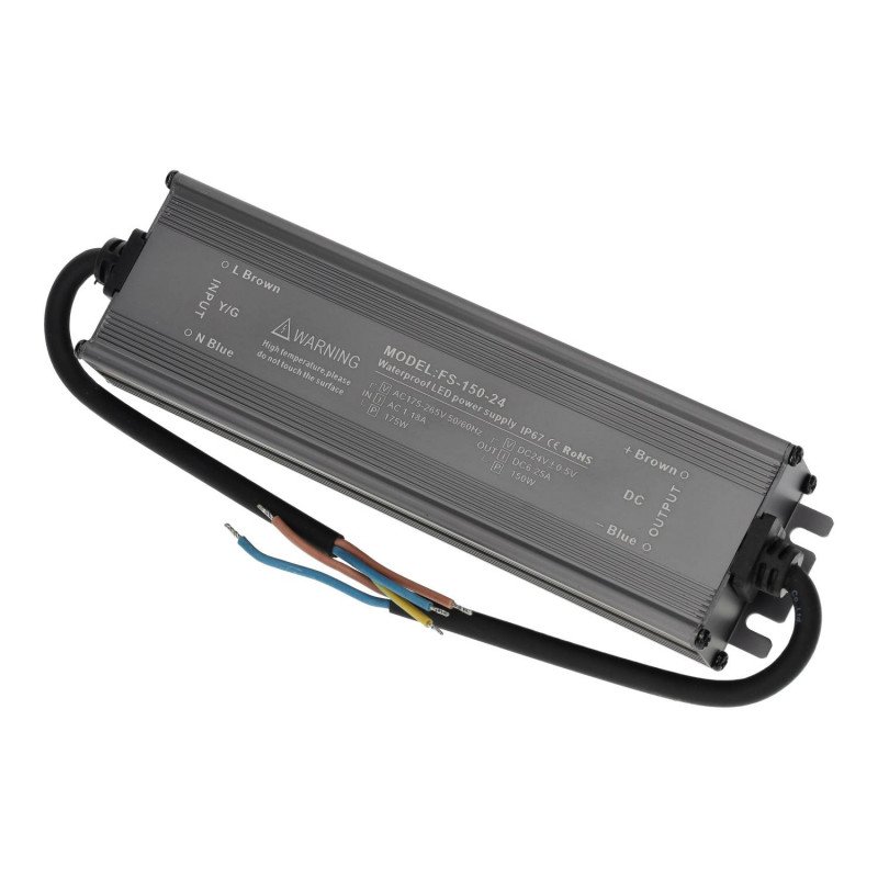 Transformateur 24V IP67 150W