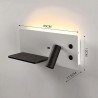 Applique LED 7+3W avec USB droit