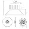 Hotte industrielle à LED 150W OSRAM SMD