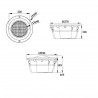 Nicho para as luzes da piscina liner PAR56