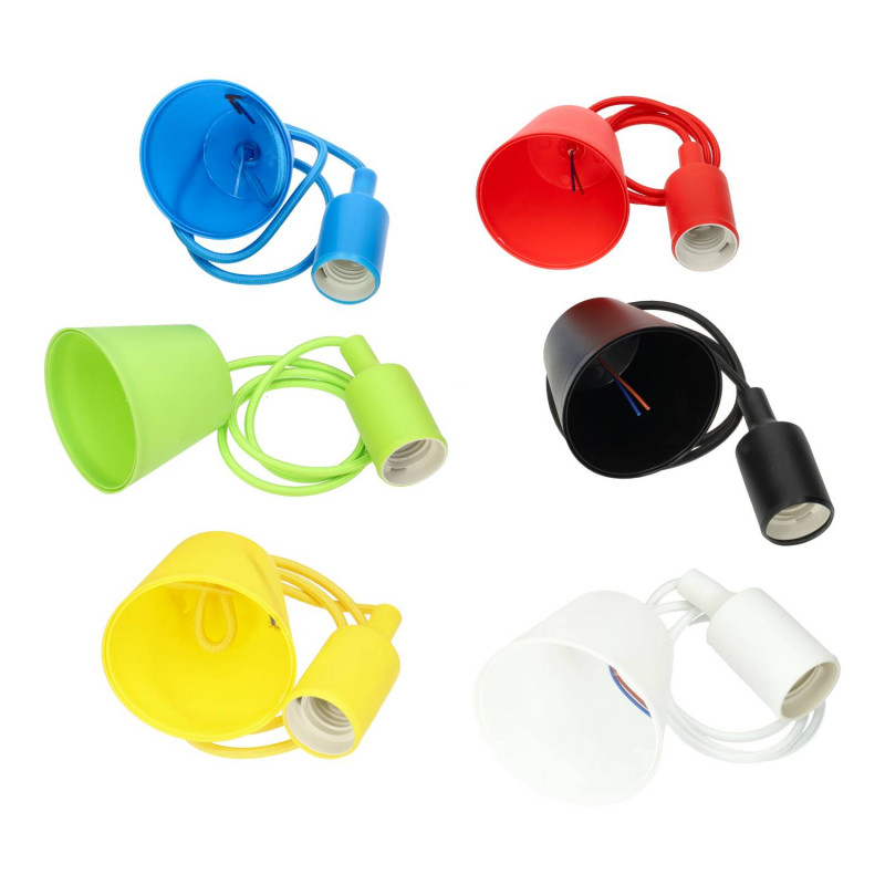 E27 lampholder in colors