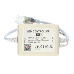 Controlador tira led RGB 220V Wifi + IR