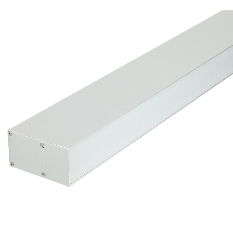 Perfil rectangular aluminio tira led 66 x 35 x 2m