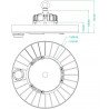 Lampe à LED programmable Samsung UFO 200W - Lifud