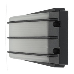 Luz de parede CURVE2 IP54 E27 preto